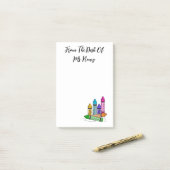 クレヨン ポストイット (デスク上)