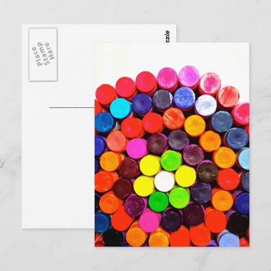 クレヨン ポストカード (正面/裏面)