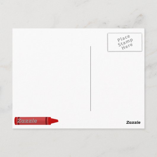 クレヨン ポストカード (裏面)