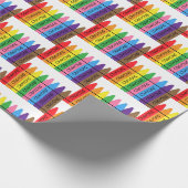 クレヨン ラッピングペーパー (角)