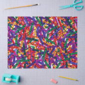 クレヨンKids Crayon Decompageの背景 薄葉紙 (クラフト)