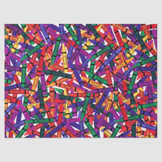 クレヨンKids Crayon Decompageの背景 薄葉紙 (正面)