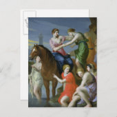 クレリア・クロッシング・ザ・ティバー ポストカード (正面/裏面)