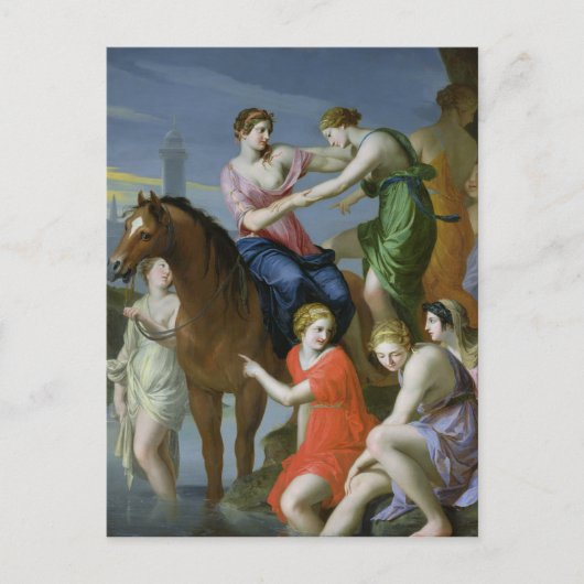 クレリア・クロッシング・ザ・ティバー ポストカード (正面)