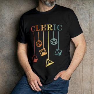 クレリック・ダンジョンファンタジー遊ロール Tシャツ
