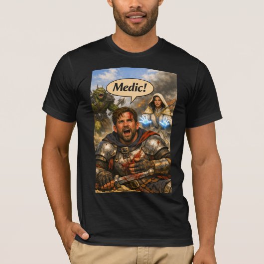クレリック ヒーリング ファイター Tシャツ (正面)