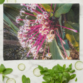 クレルデンドラムスターバストフラワーズキッチンタオル キッチンタオル (折り畳み)