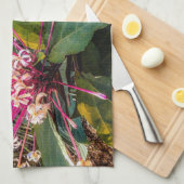 クレルデンドラムスターバストフラワーズキッチンタオル キッチンタオル (四つ折り)