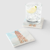 クレルモントホテルラジオタワークレルモン ストーンコースター (横)