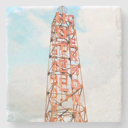 クレルモントホテルラジオタワークレルモン ストーンコースター (正面)