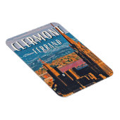 クレルモンフェラン写真ヴィンテージ マグネット (右側)