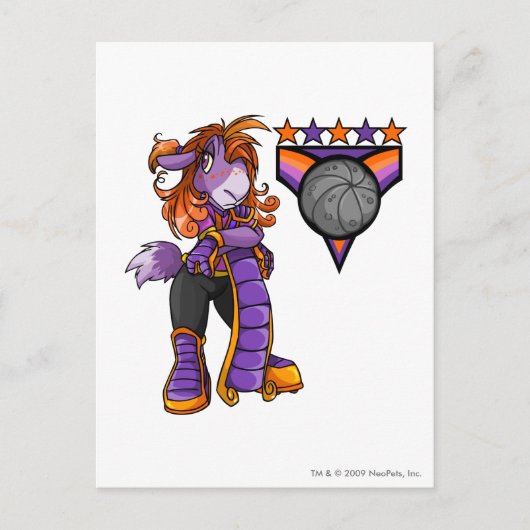 クレルーダチームキャプテン1 ポストカード (正面)