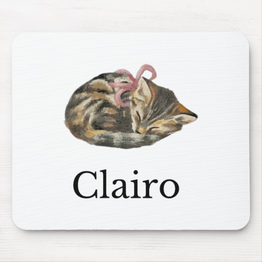 クレロが猫と言う1 マウスパッド (正面)