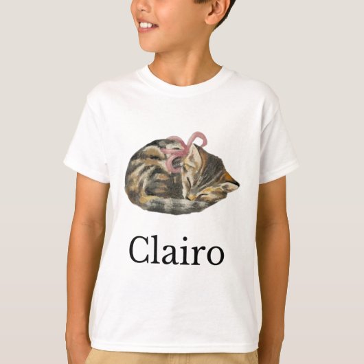 クレロが猫と言う1 Tシャツ (正面)