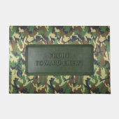 クレーおもしろいモア鉱山 ドアマット (正面)