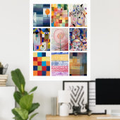 クレーの絵画 ポスター (ホームオフィス)