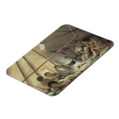 クレーインディアンテントのインテリア、1820年3月25日、f マグネット (左側)