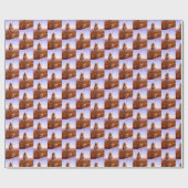 クレーインディアン先住民アメリカンアートチャールズMラッセル ラッピングペーパー (フラット)