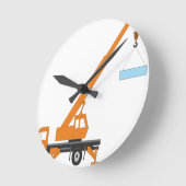 クレーカッコいいンボーイギフトアイディア ラウンド壁時計 (傾斜)