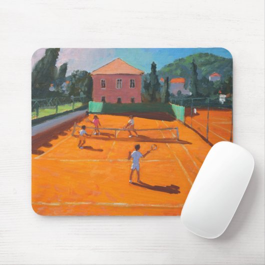 クレーコートのテニスLapadクロアチア2012年 マウスパッド (マウス)