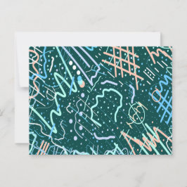 クレーターと彗星 ポストカード