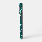 クレーターと彗星 iPhone 16ケース (左側面)