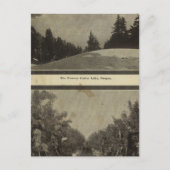 クレーターレイクオレゴン果樹園のシーン ポストカード (正面)