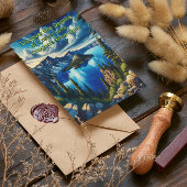 クレーターレイクスセレーヌモーニング ポストカード