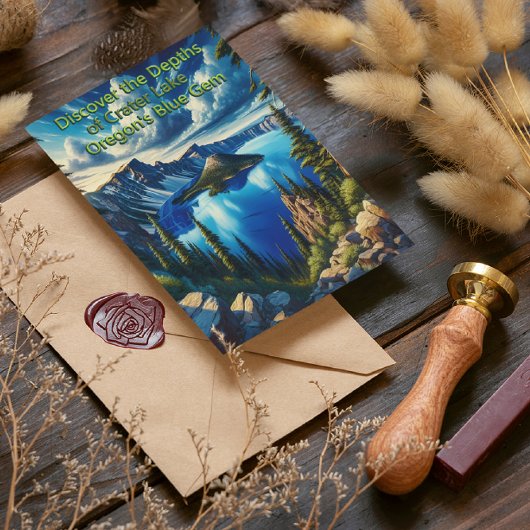 クレーターレイクスセレーヌモーニング ポストカード