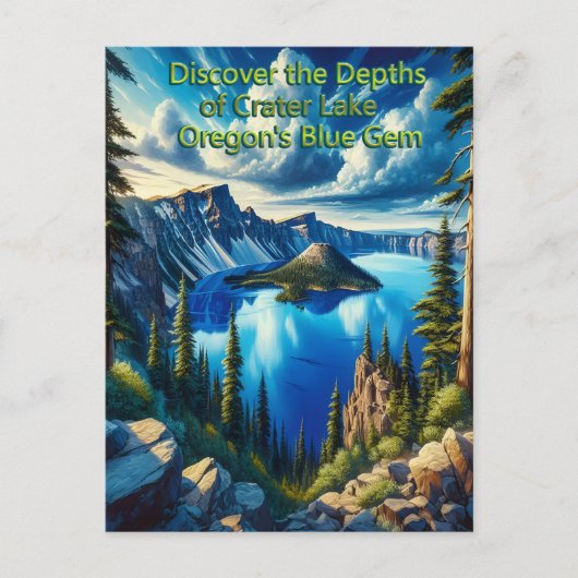 クレーターレイクスセレーヌモーニング ポストカード (正面)