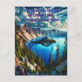 クレーターレイクズセレーヌモーニングライト ポストカード (正面)