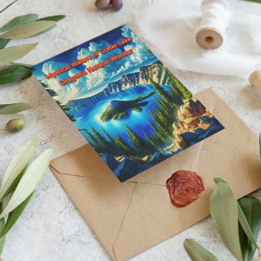 クレーターレイクセレニティ ポストカード