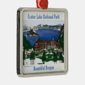 クレーターレイクナショナルパークアンドロッジオーナメント メタルオーナメント (右)