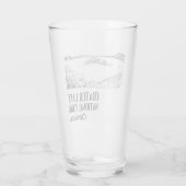 クレーターレイクナショナルパークアートイラストレーション タンブラーグラス (裏面)