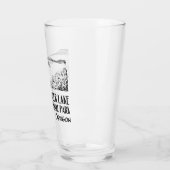 クレーターレイクナショナルパークアートイラストレーション タンブラーグラス (左)