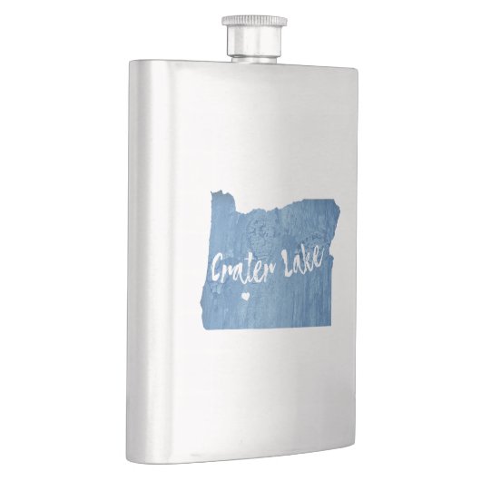 クレーターレイクナショナルパークオレゴンウッドグレイン フラスク (右)