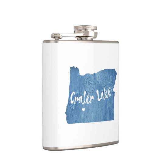 クレーターレイクナショナルパークオレゴンウッドグレイン フラスク (右)