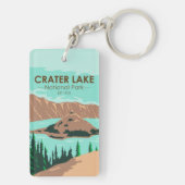 クレーターレイクナショナルパークオレゴンヴィンテージ キーホルダー (裏面)