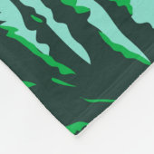 クレーターレイクナショナルパークオレゴンヴィンテージ フリースブランケット (角)