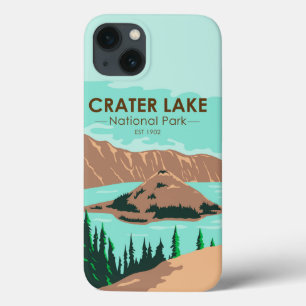  クレーターレイクナショナルパークオレゴンヴィンテージ iPhone 13ケース