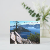 クレーターレイクナショナルパークオレゴン旅行はがき ポストカード (スタンド正面)