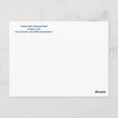 クレーターレイクナショナルパークオレゴン旅行はがき ポストカード (裏面)