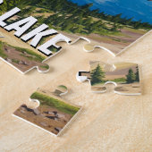 クレーターレイクナショナルパークオレゴン旅行 ジグソーパズル (側面)