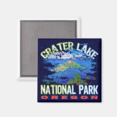 クレーターレイクナショナルパークオレゴン マグネット (正面/裏面)