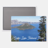 クレーターレイクナショナルパークランドスケープ マグネット (正面/裏面)