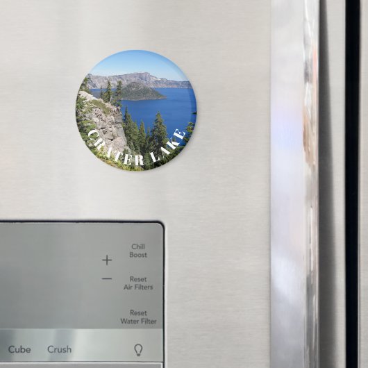 クレーターレイクナショナルパークランドスケープ マグネット (インサイチュ (冷蔵庫))