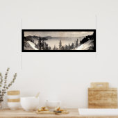 クレーターレイクパノラマフォト1909 ポスター (キッチン)