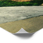 クレーターレイクロッジオーバールッキング湖 ポスター (角)