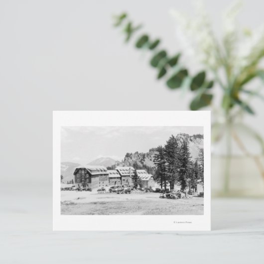 クレーターレイクロッジフォトクレーターレイク、または2 ポストカード (スタンド正面)