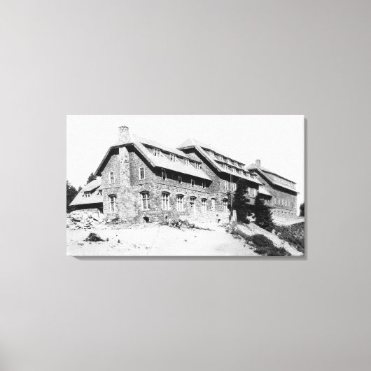 クレーターレイクロッジフォトクレーターレイク、または3 キャンバスプリント (正面)